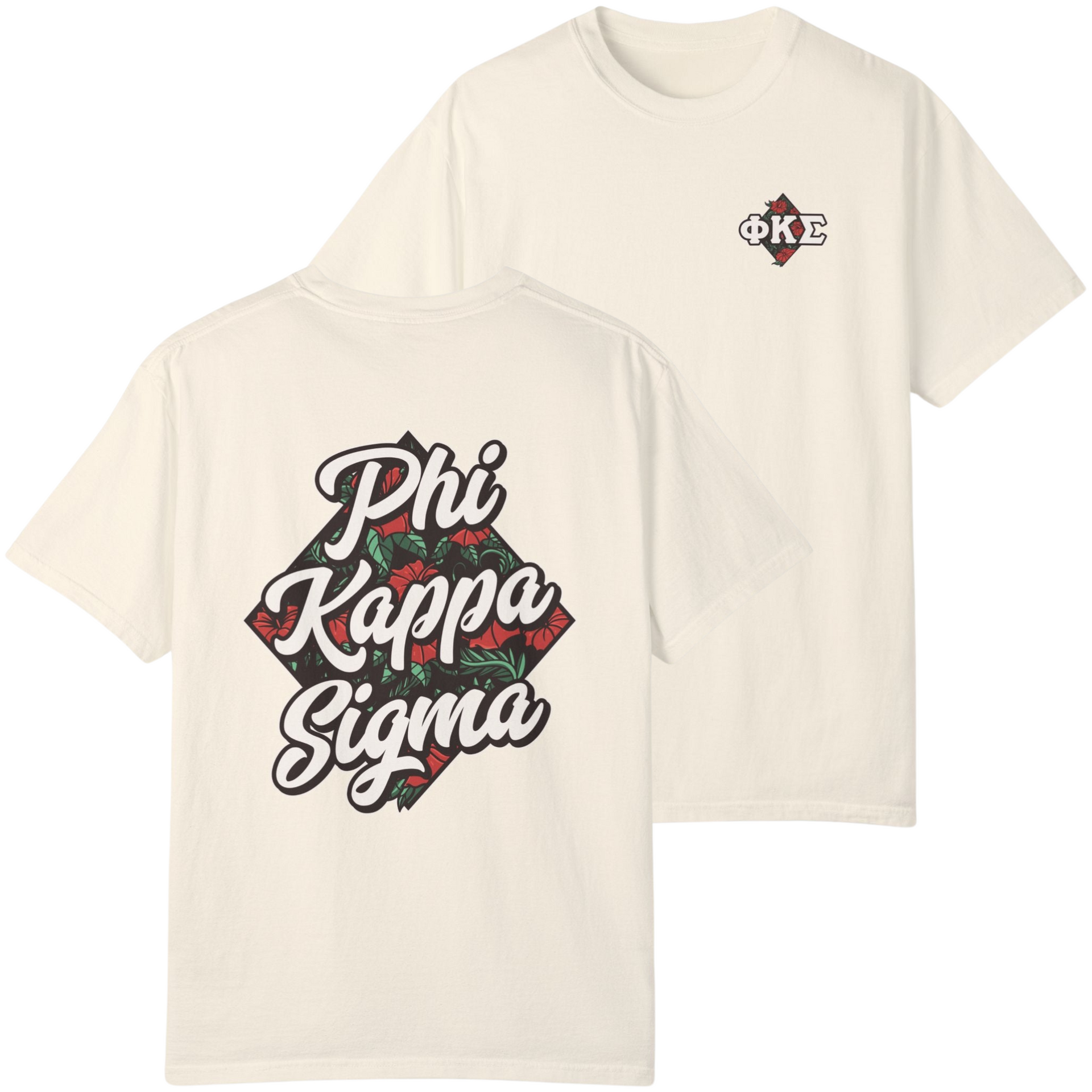 Ivory Phi Kappa Sigma Graphic T-Shirt | Aloha