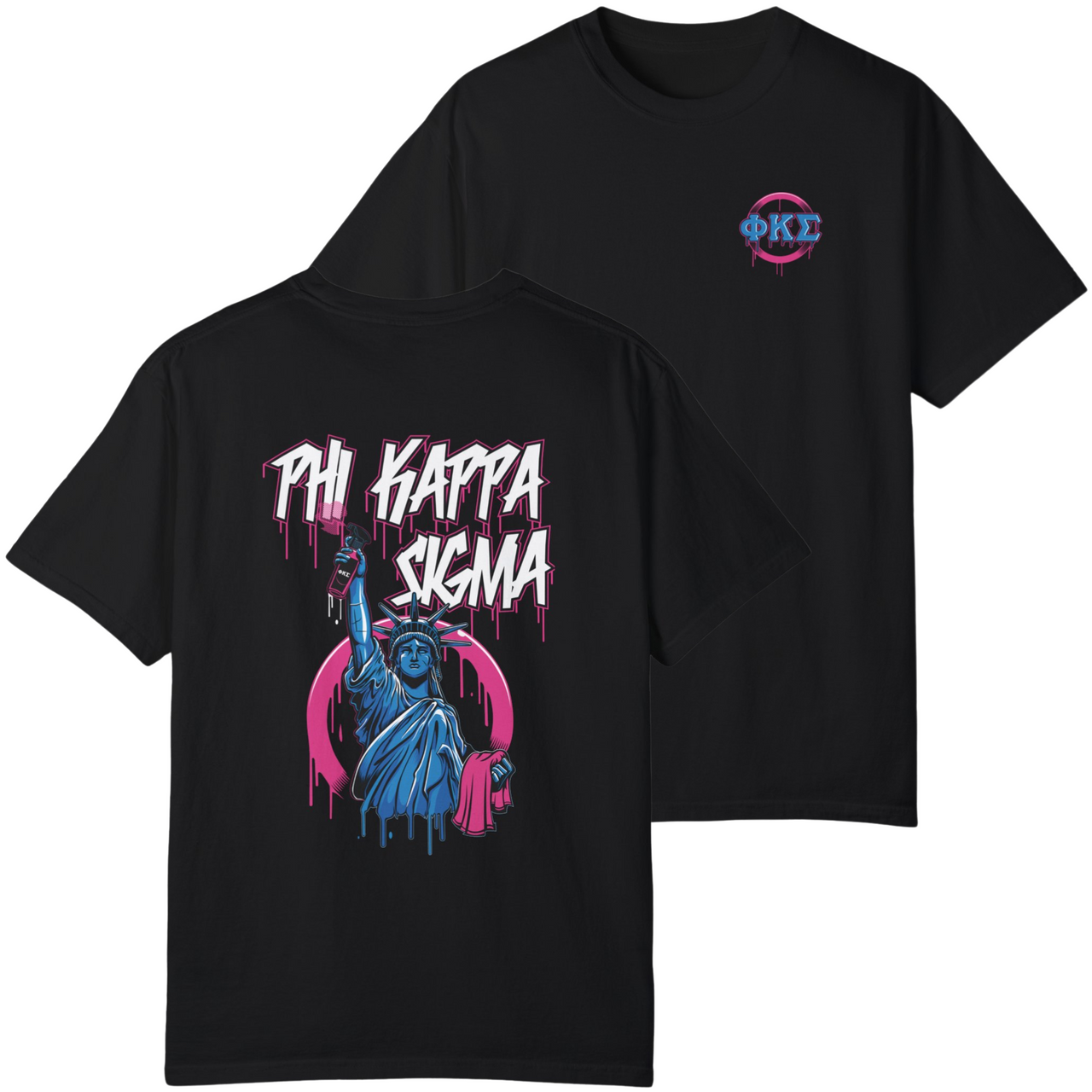 Phi Kappa Sigma Graphic T-Shirt | Liberty Rebel