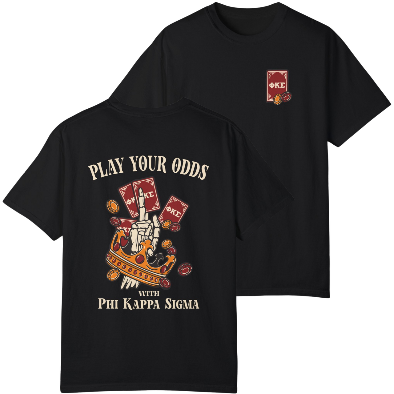 Phi Kappa Sigma Graphic T-Shirt | Play Your Odds