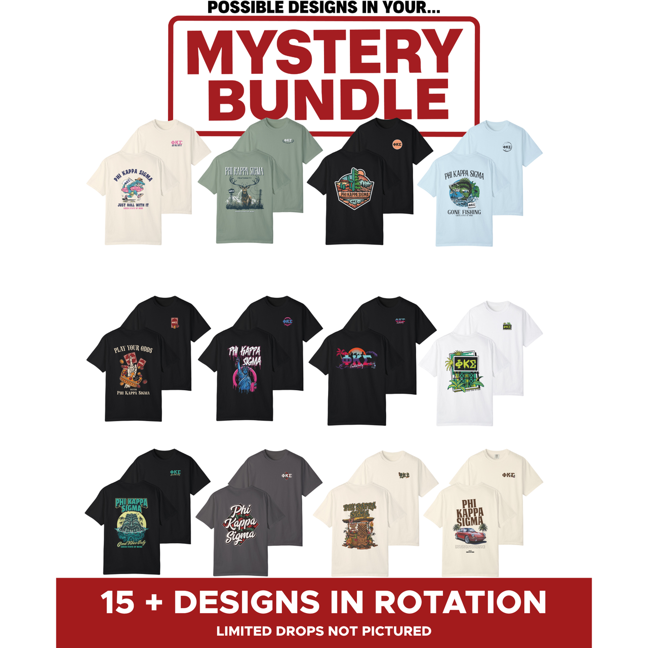 Phi Kappa Sigma Mystery Bundle – 5 Surprise Items for $65