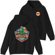 black Phi Kappa Tau Graphic Hoodie | Desert Mountains