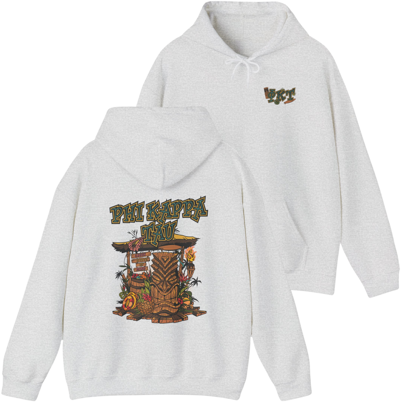 Phi Kappa Tau Graphic Hoodie | Tiki Time