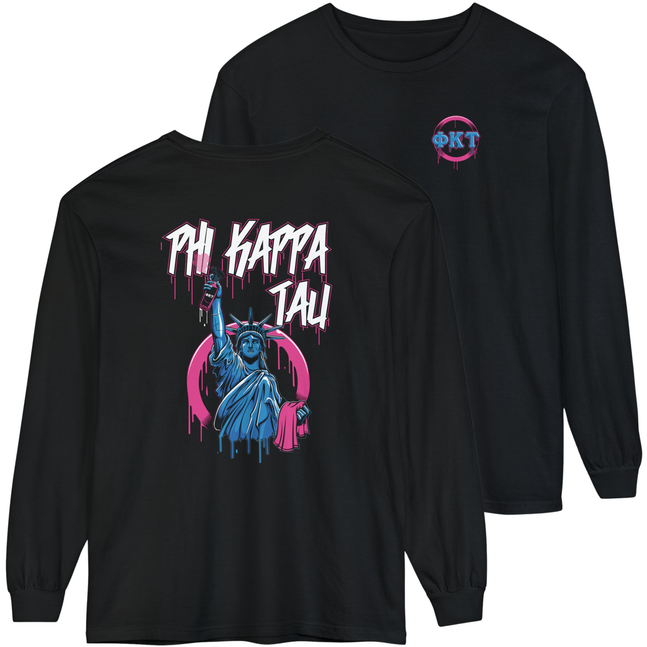 Phi Kappa Tau Graphic Long Sleeve | Liberty Rebel