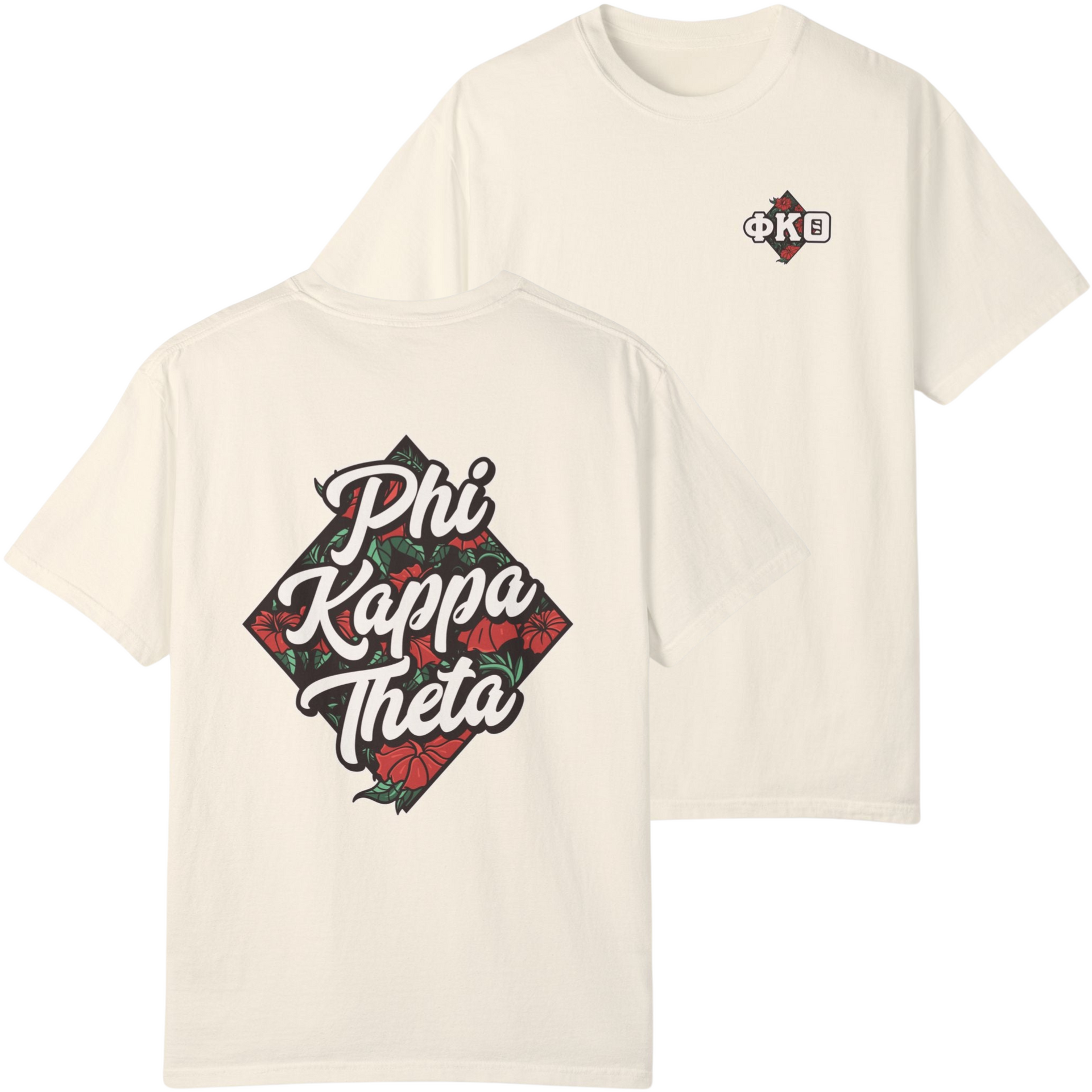 Ivory Phi Kappa Theta | Aloha Graphic T-Shirt