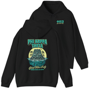 black Phi Kappa Theta Graphic Hoodie | Good Vibes Only