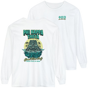 white Phi Kappa Theta Graphic Long Sleeve | Good Vibes Only