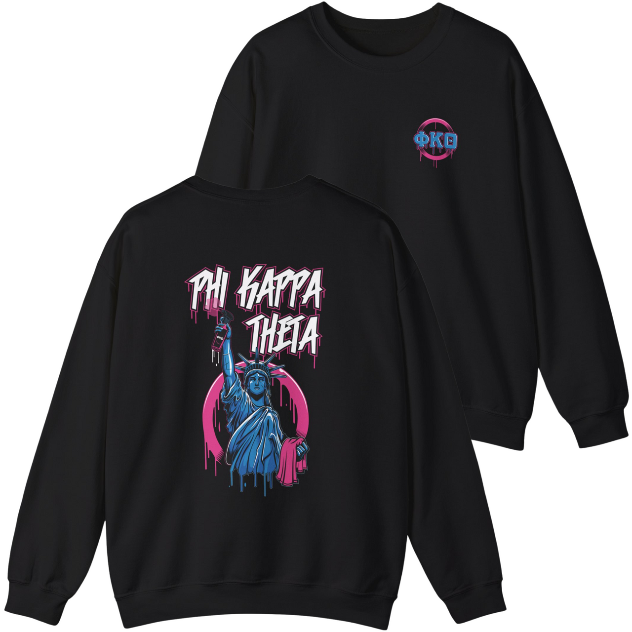 Phi Kappa Theta Graphic Crewneck Sweatshirt | Liberty Rebel
