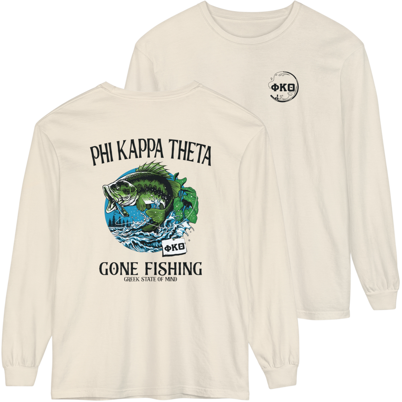 Phi Kappa Theta Graphic Long Sleeve | Gone Fishing