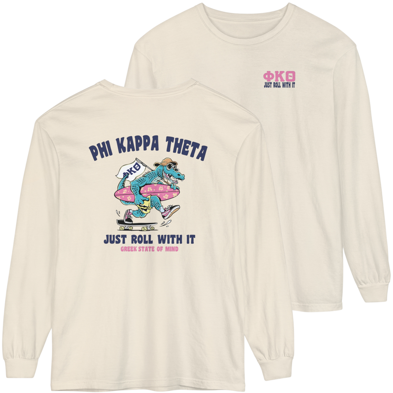 Phi Kappa Theta Graphic Long Sleeve | Alligator Skater
