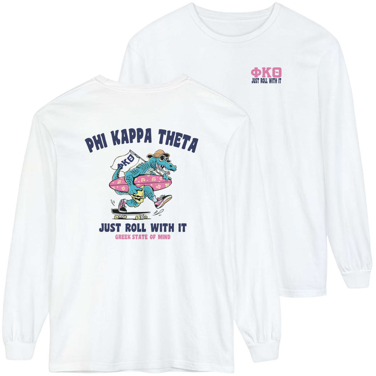 Phi Kappa Theta Graphic Long Sleeve | Alligator Skater