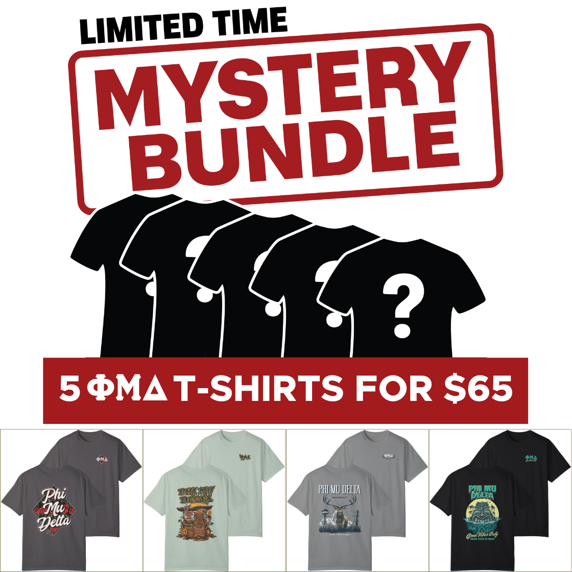 Phi Mu Delta Mystery Bundle – 5 Surprise Items for $65
