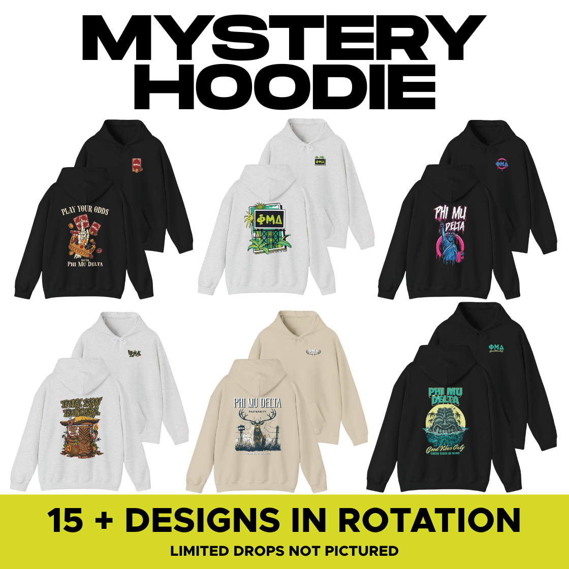 Phi Mu Delta Mystery Hoodie Sale