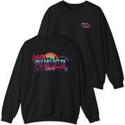 black Phi Mu Delta Graphic Crewneck Sweatshirt | Jump Street
