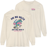 ivory Phi Mu Delta Graphic Long Sleeve