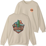 ivory Phi Sigma Kappa Graphic Crewneck Sweatshirt | Desert Mountains