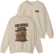 ivory Phi Sigma Kappa Graphic Crewneck Sweatshirt