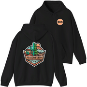 black Phi Sigma Kappa Graphic Hoodie | Desert Mountains