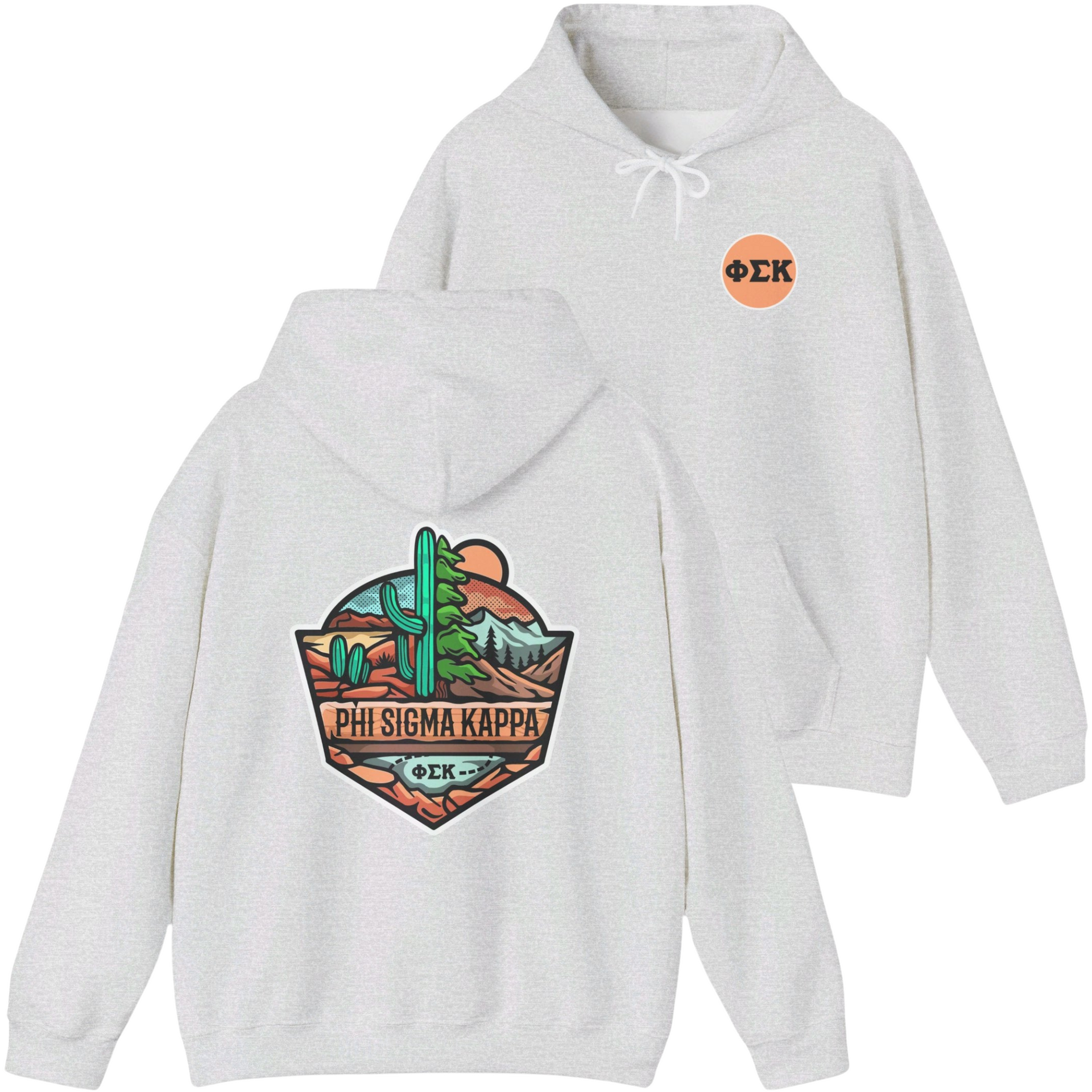 grey
Phi Sigma Kappa Graphic Hoodie | Desert Mountains