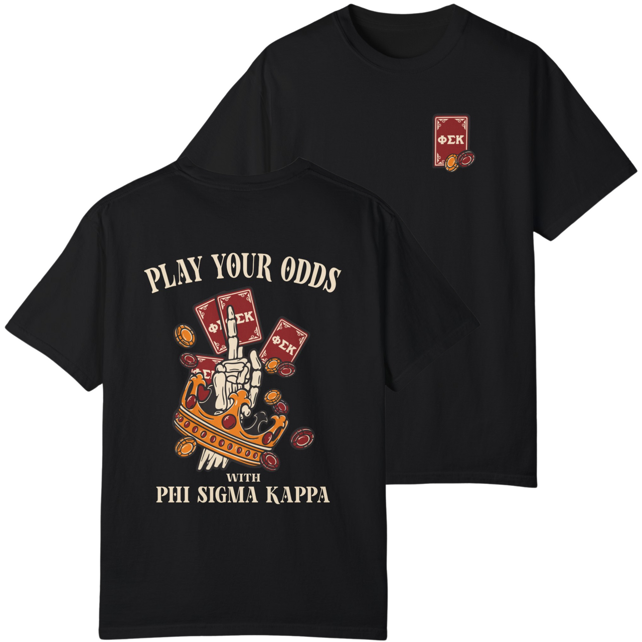 Phi Sigma Kappa Graphic T-Shirt | Play Your Odds