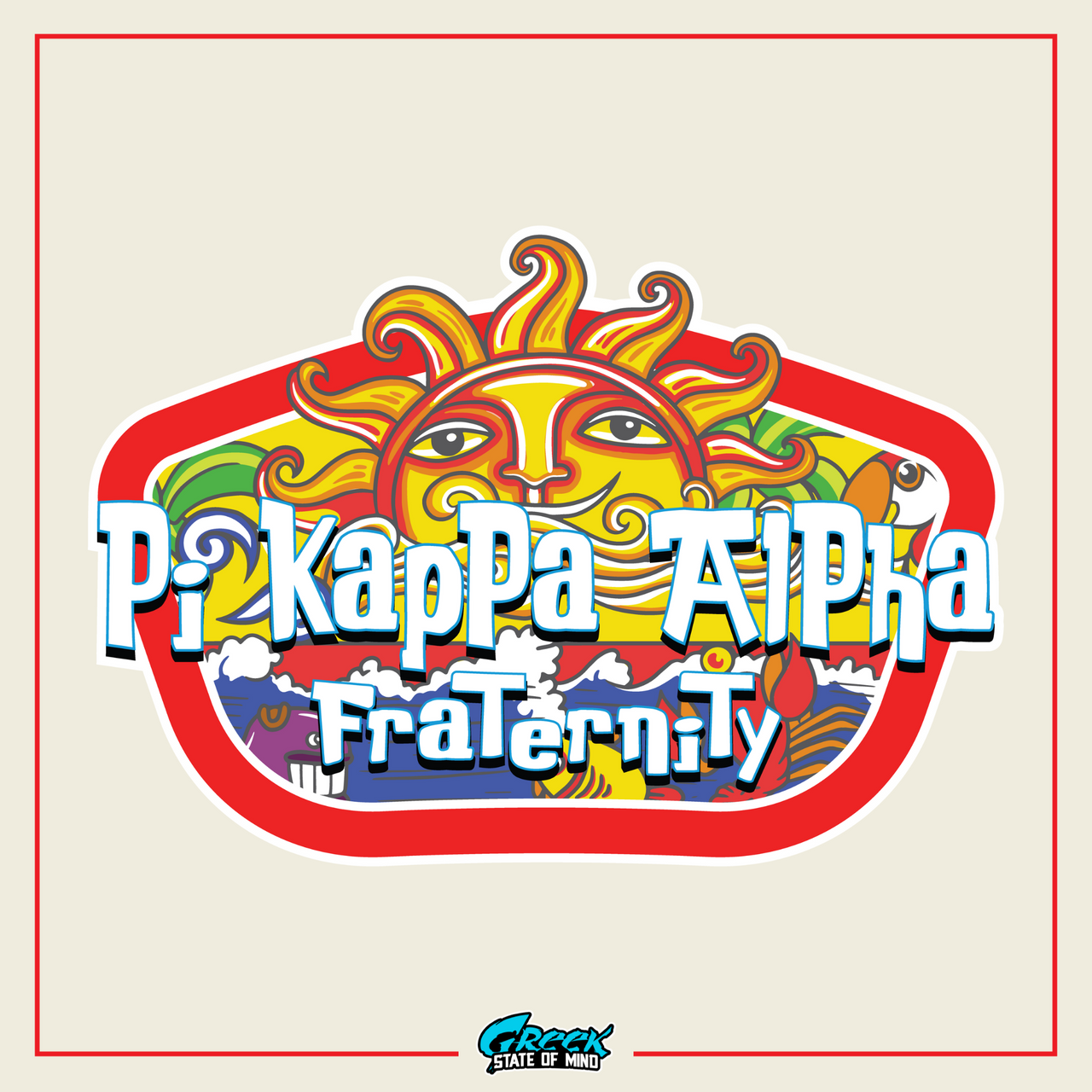 Pi Kappa Alpha Graphic Hoodie | Summer Sol