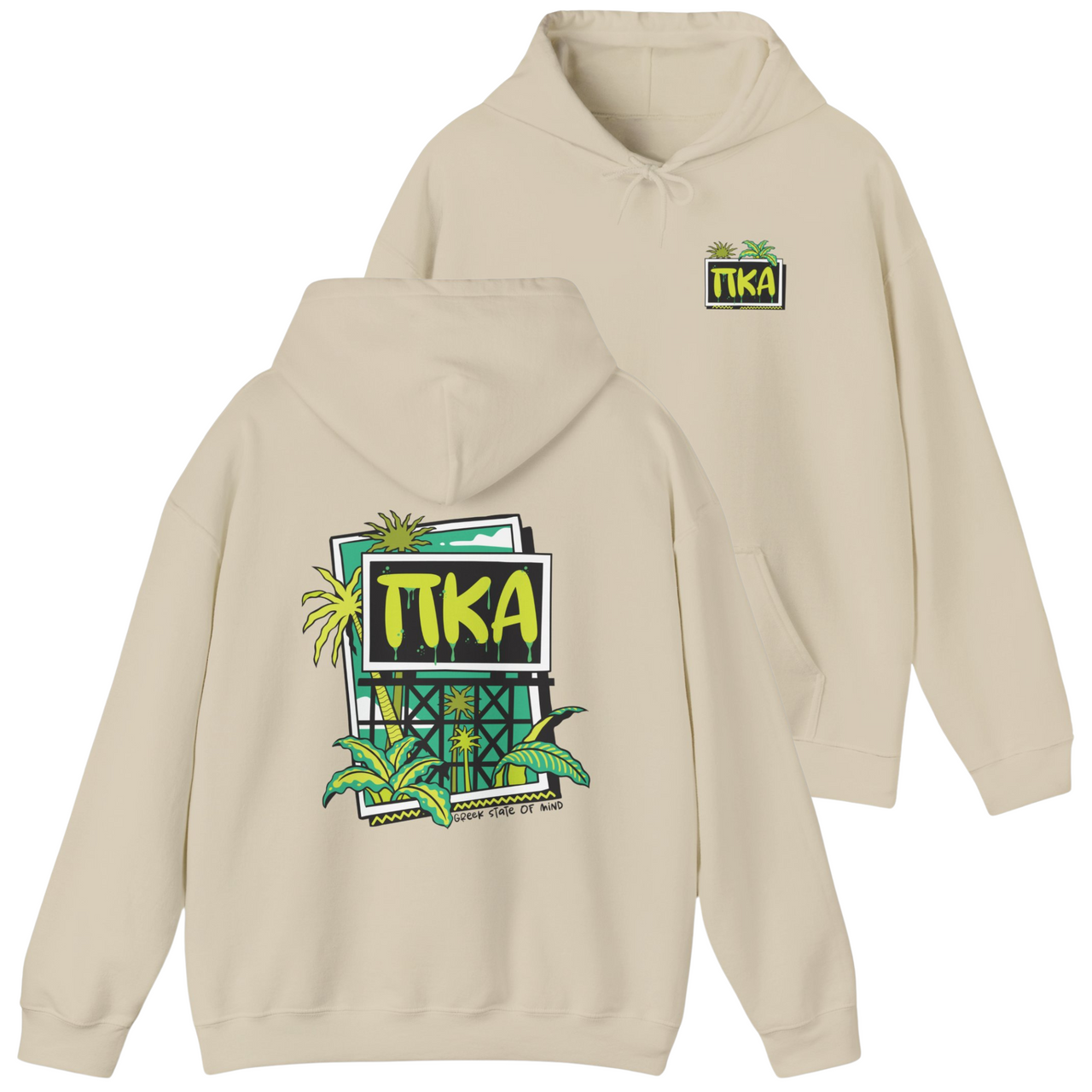 Pi Kappa Alpha Graphic Hoodie | Tropical Billboard