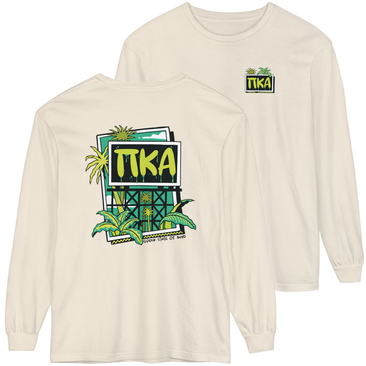 Pi Kappa Alpha Graphic Long Sleeve | Tropical Billboard