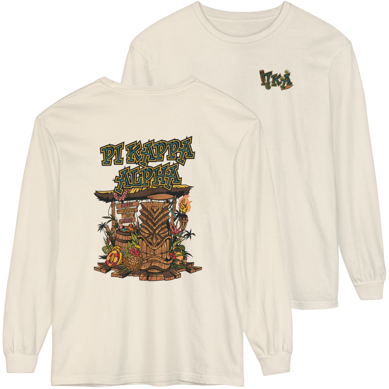 Pi Kappa Alpha Graphic Long Sleeve | Tiki Time