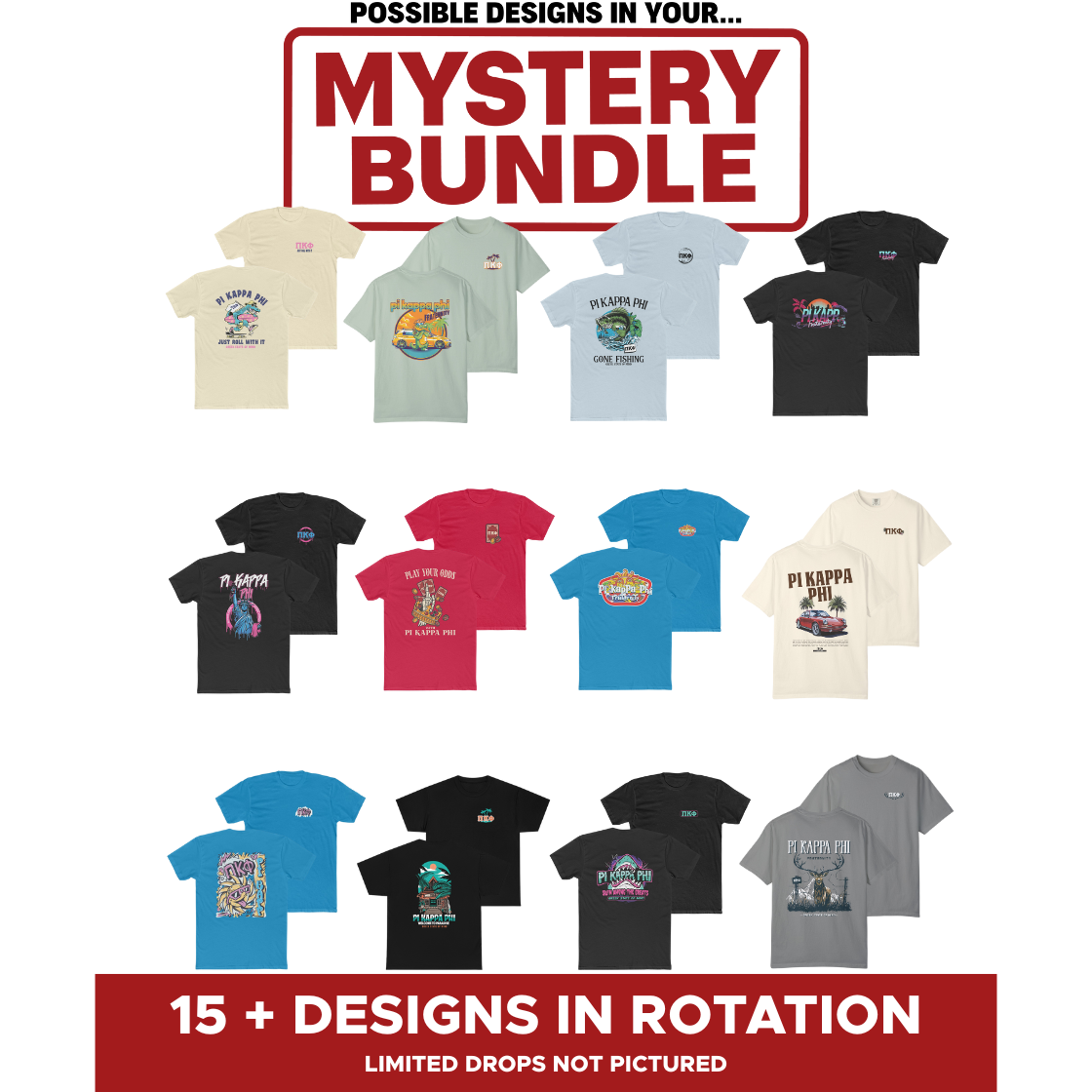 Pi Kappa Phi Mystery Bundle – 5 Surprise Items for $65
