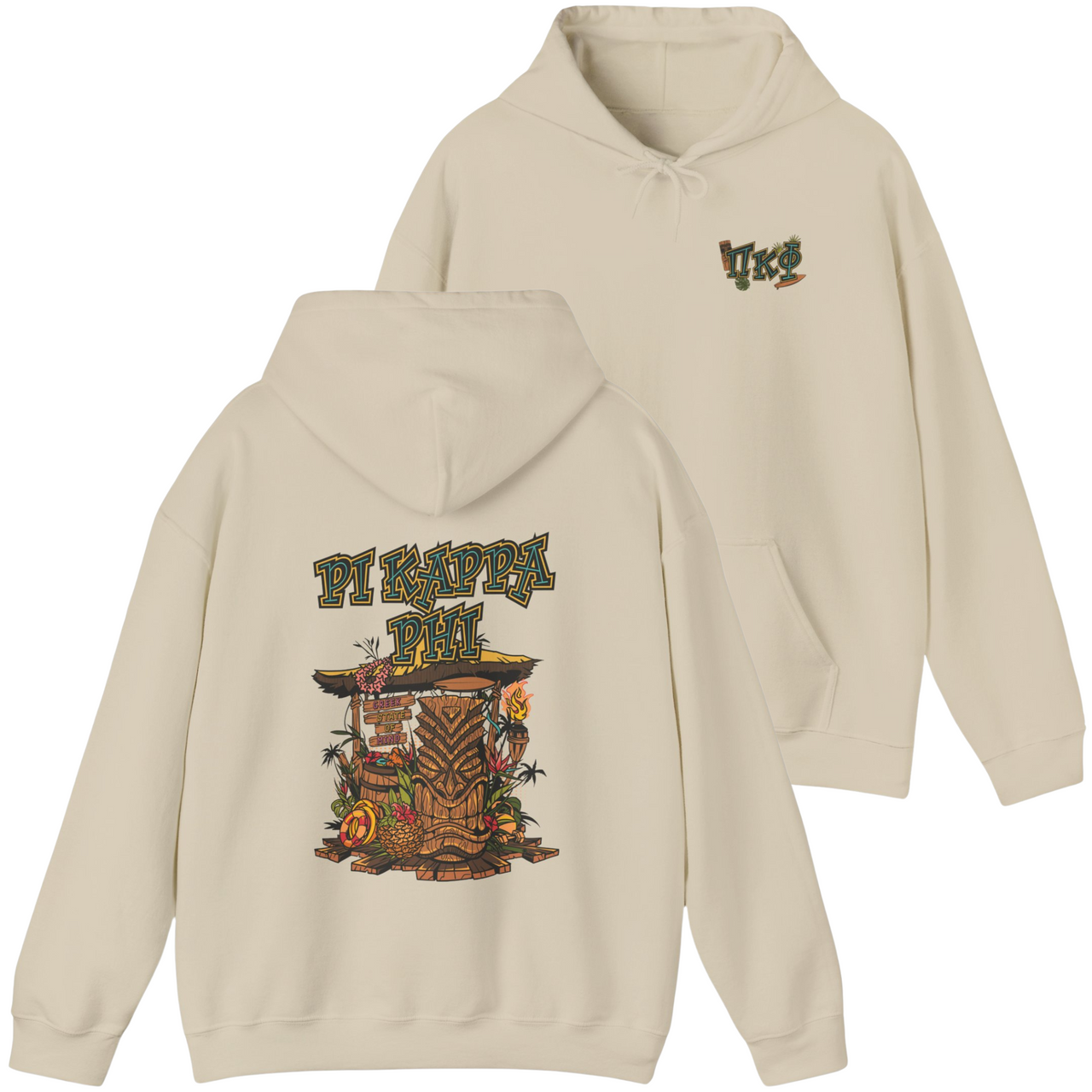 Pi Kappa Phi Graphic Hoodie | Tiki Time