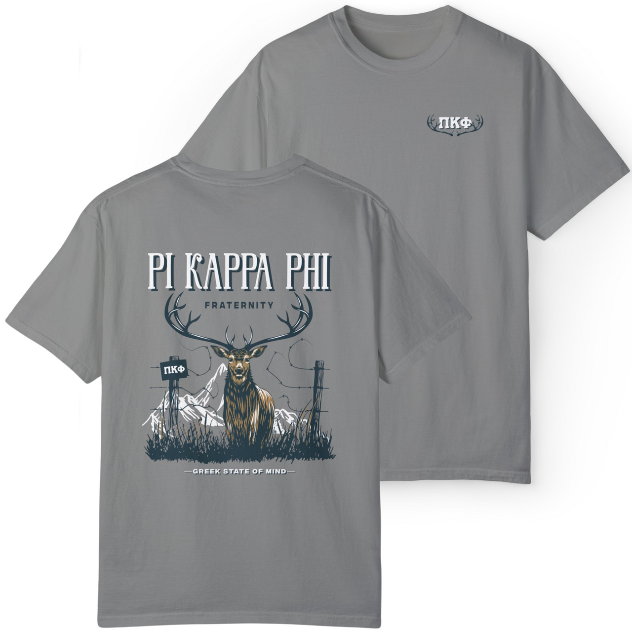 Pi Kappa Phi Graphic T-Shirt | Big Buck