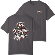 Grey Pi Kappa Alpha Graphic T-Shirt | Aloha