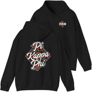 Black Pi Kappa Phi Graphic Hoodie | Aloha