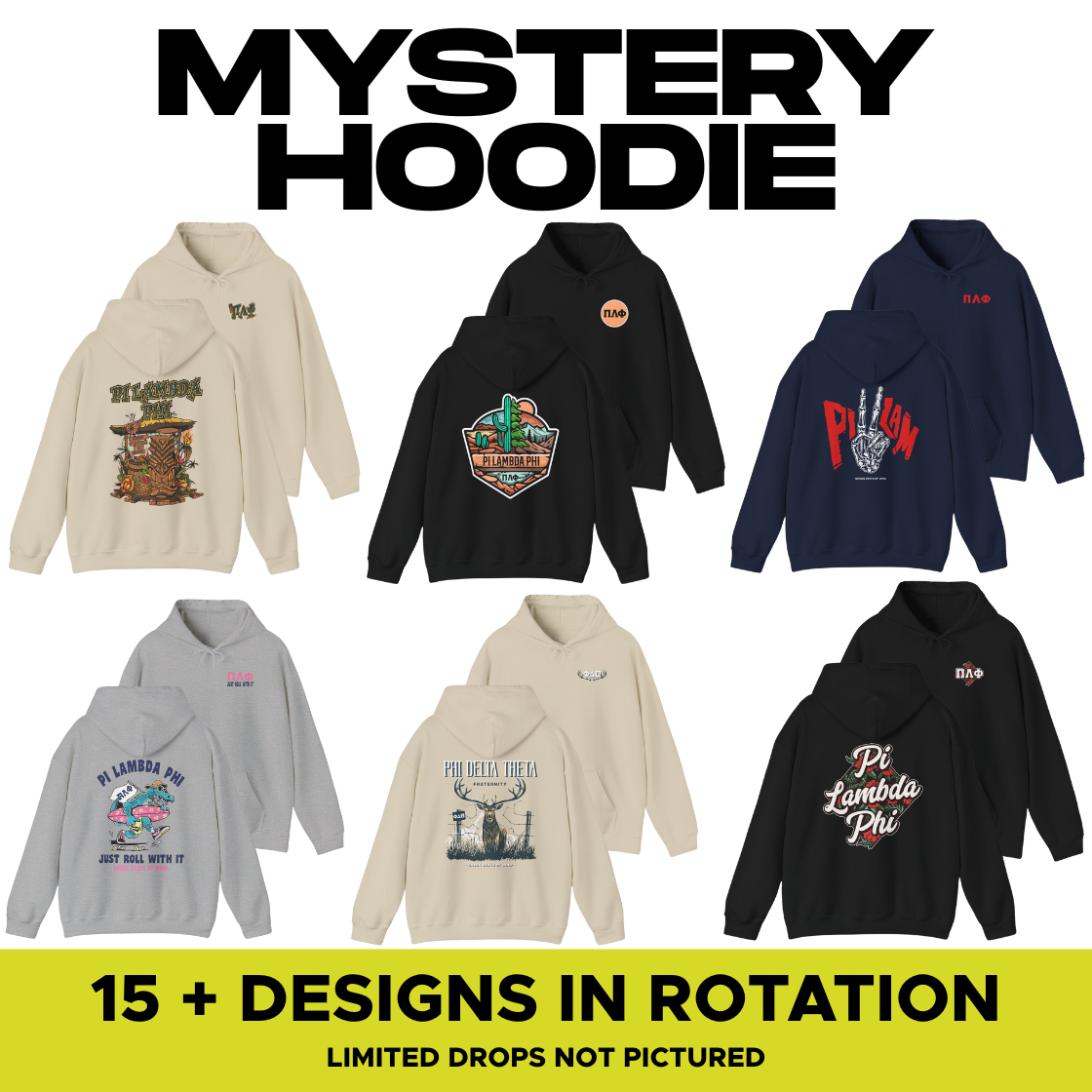 Pi Lambda Phi Mystery Hoodie Sale