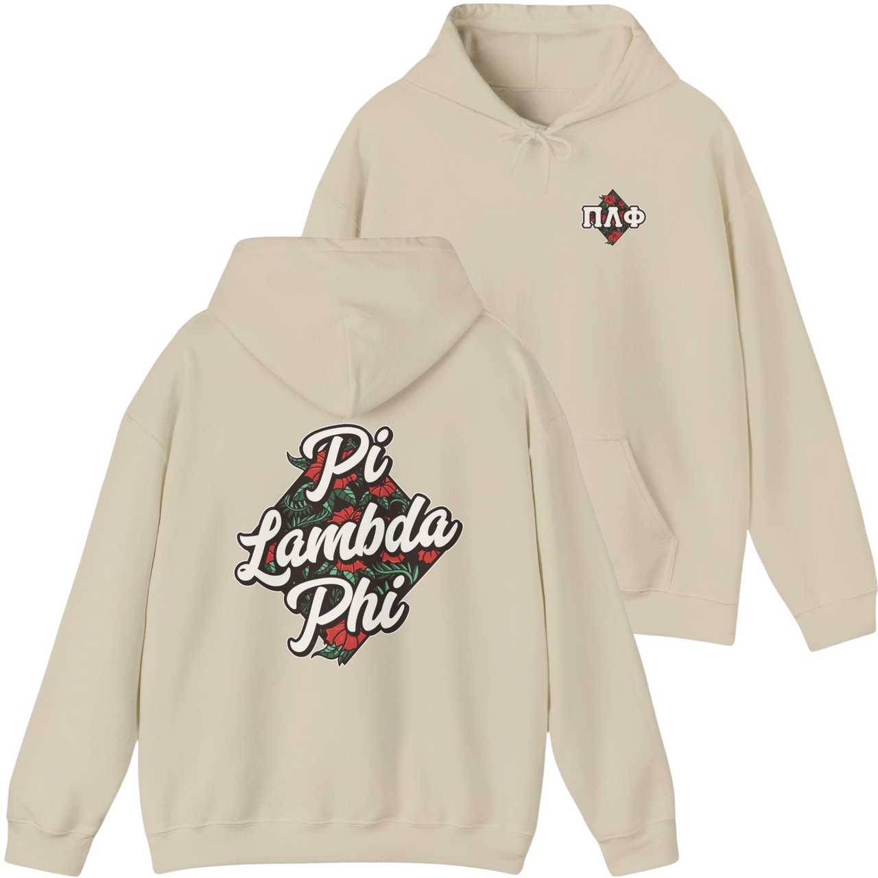 ivory Pi Lambda Phi Graphic Hoodie | Aloha