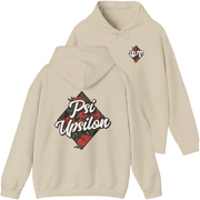 Ivory Psi Upsilon Graphic Hoodie | Aloha