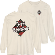 Ivory Psi Upsilon Graphic Long Sleeve | Aloha