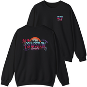 black Psi Upsilon Graphic Crewneck Sweatshirt | Jump Street