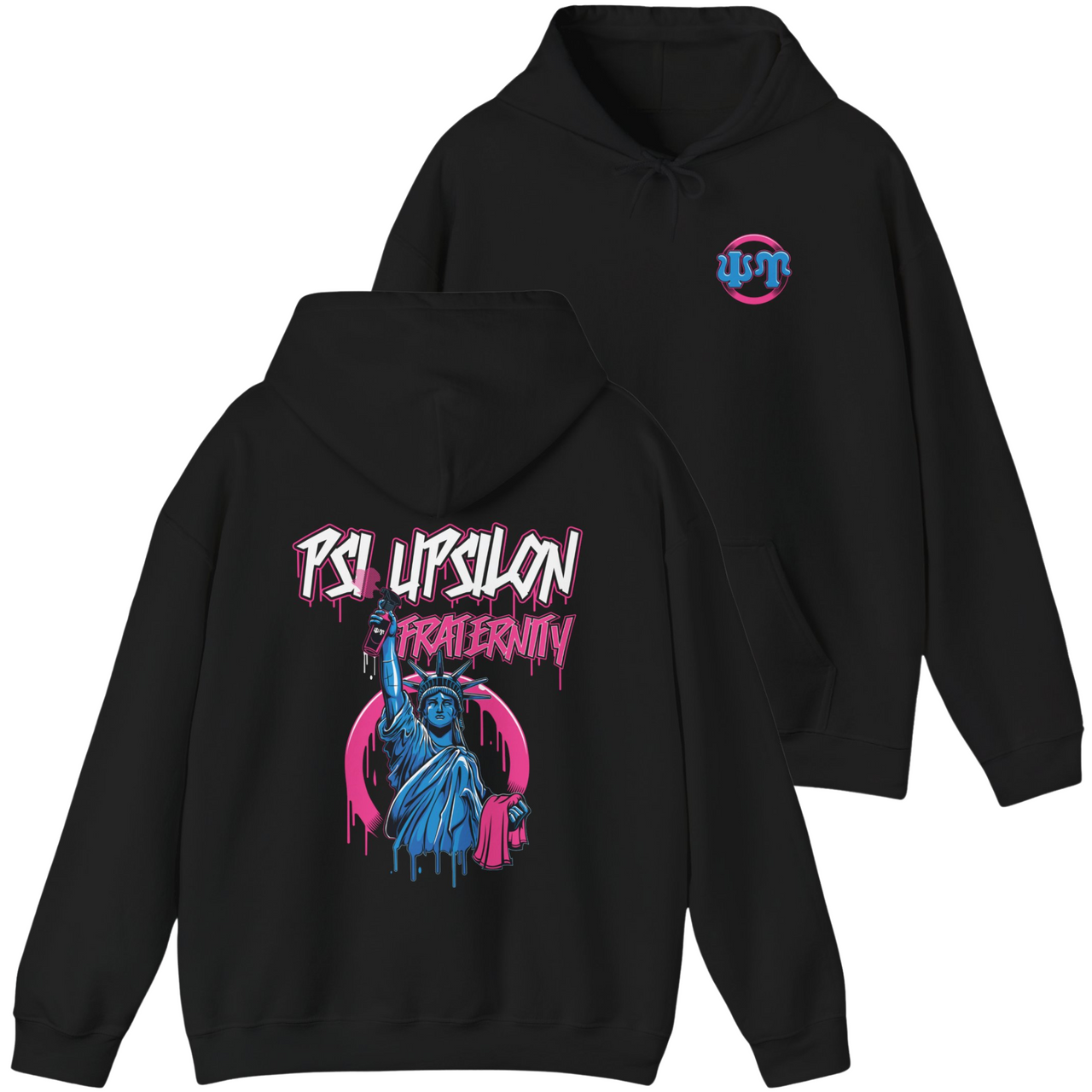 Psi Upsilon Graphic Hoodie | Liberty Rebel