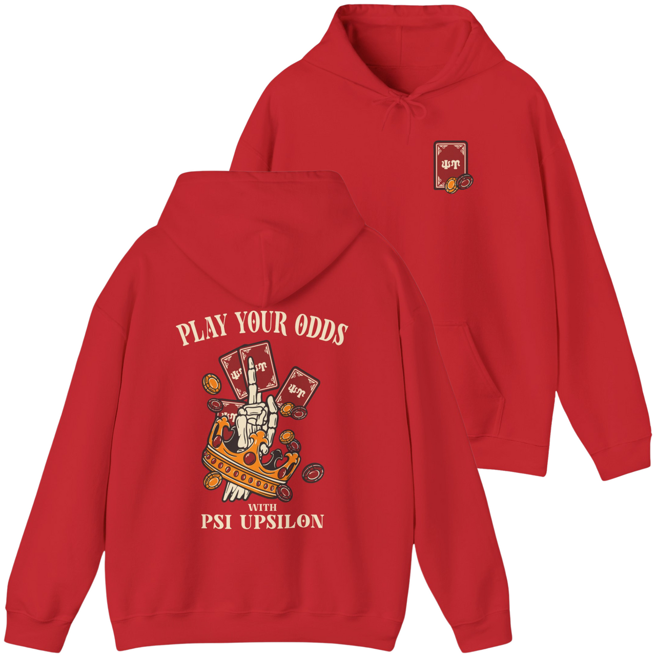 Psi Upsilon Graphic Hoodie | Play Your Odds