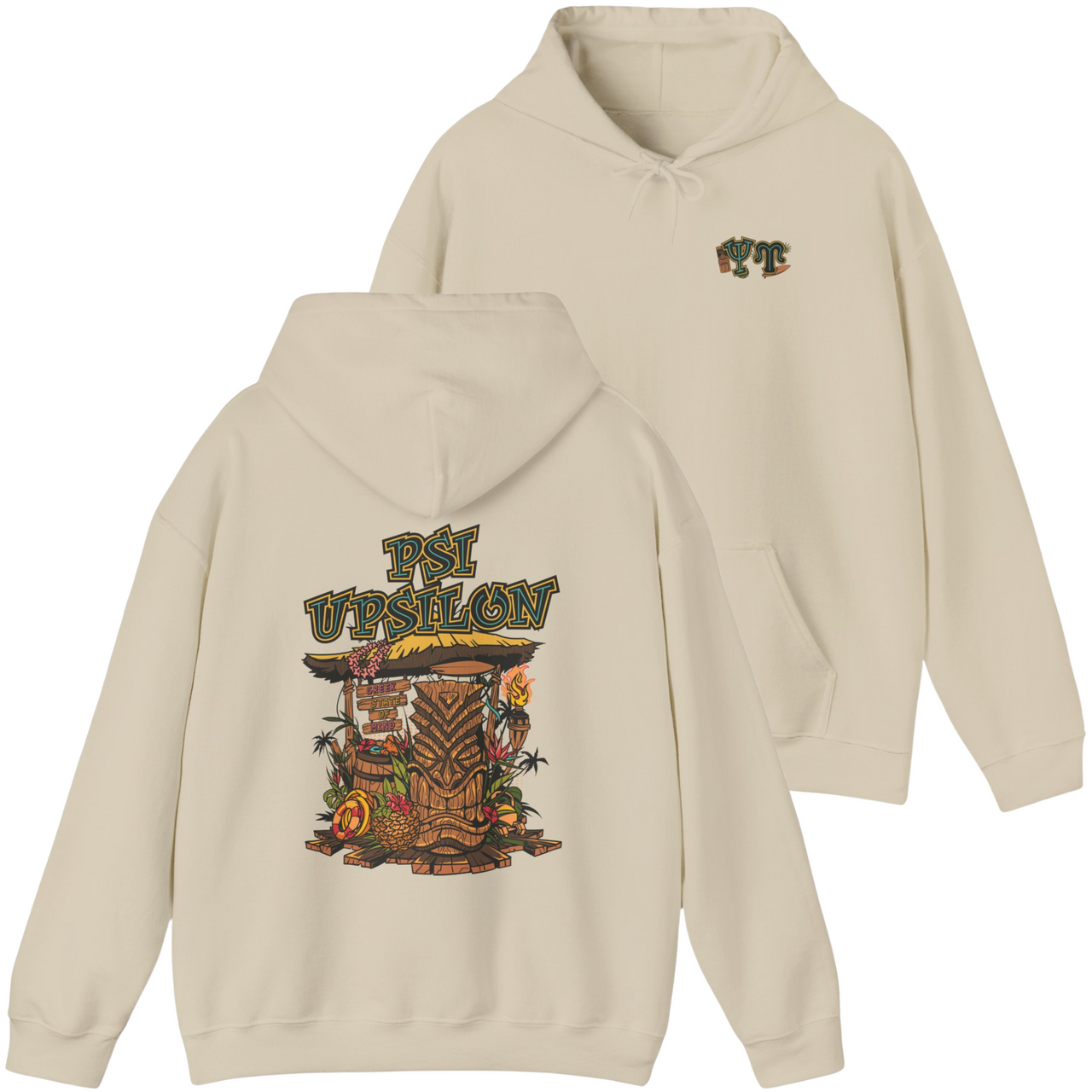 Psi Upsilon Graphic Hoodie | Tiki Time