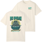 ivory Psi Upsilon Graphic T-Shirt | Good Vibes Only