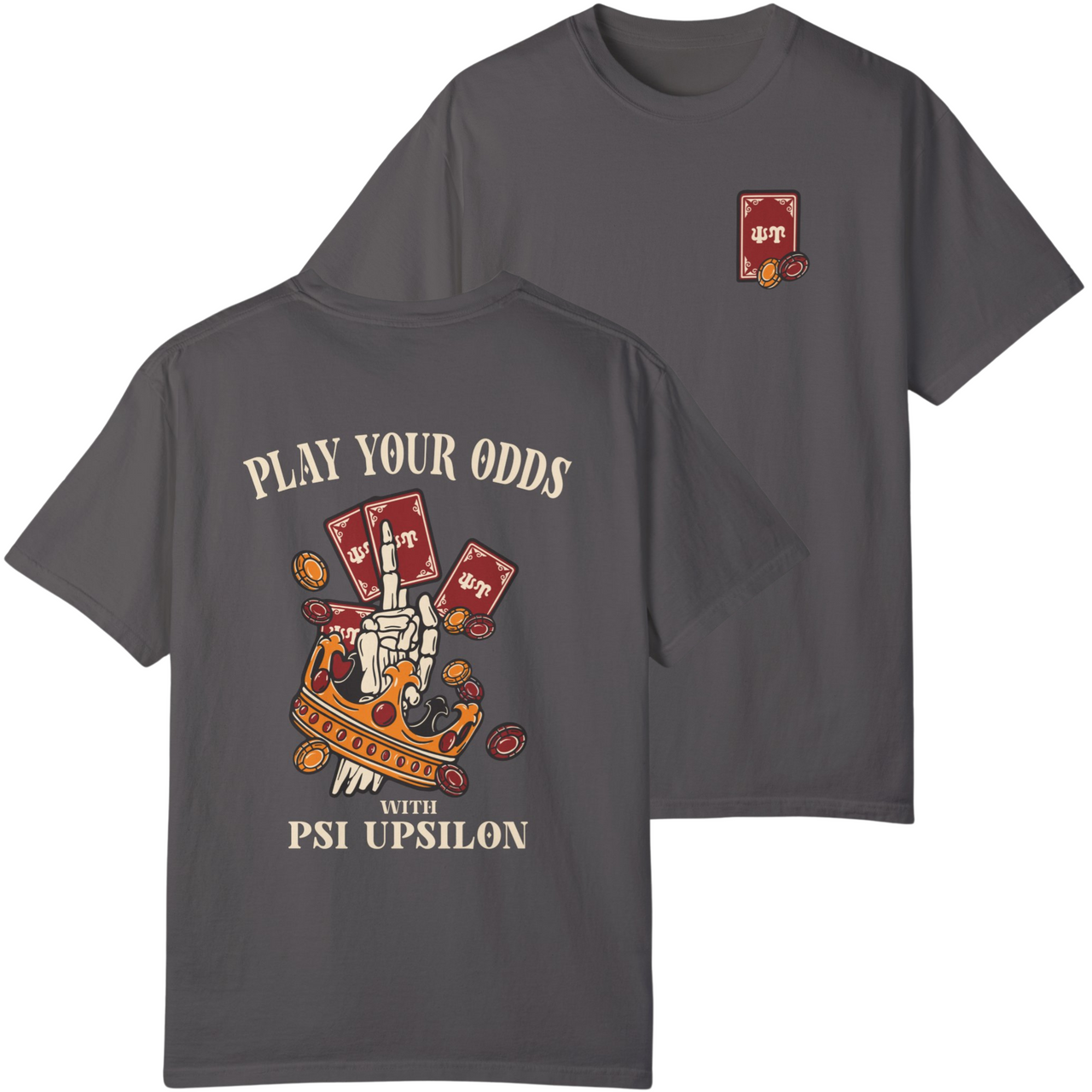 Psi Upsilon Graphic T-Shirt | Play Your Odds
