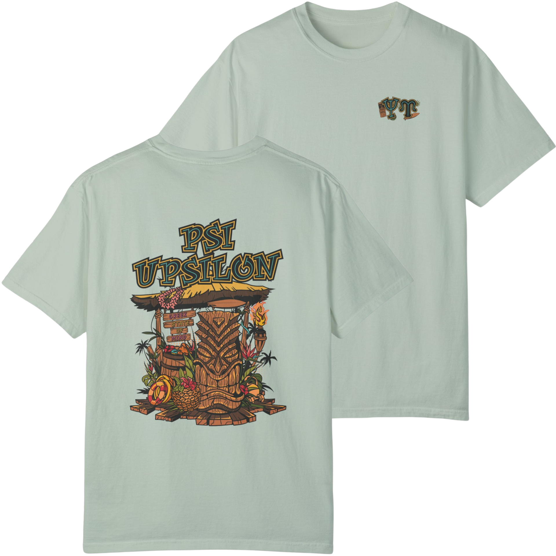 Bay Psi Upsilon Graphic T-Shirt | Tiki Time