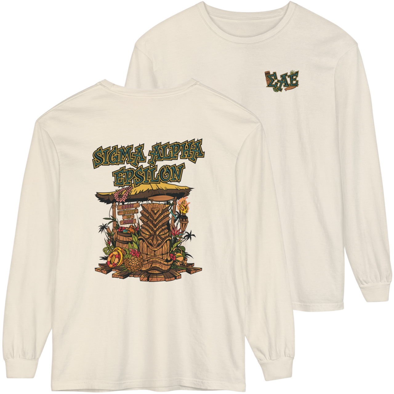 Sigma Alpha Epsilon Graphic Long Sleeve | Tiki Time