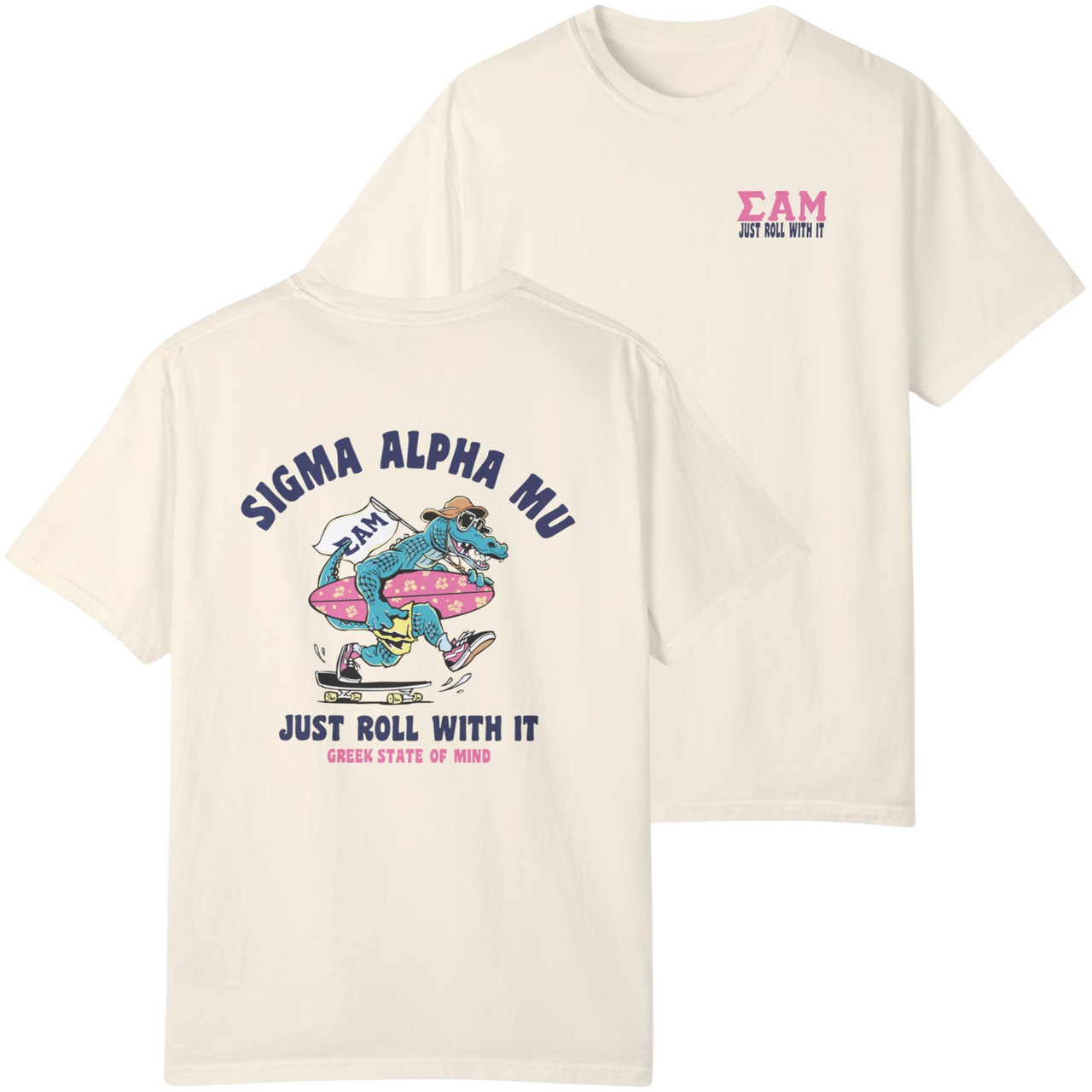 Sigma Alpha Mu Graphic T-Shirt | Alligator Skater