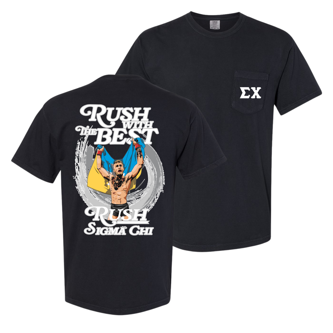 Sigma Chi Graphic Pocket T-Shirt | McGregor Rush with the Best