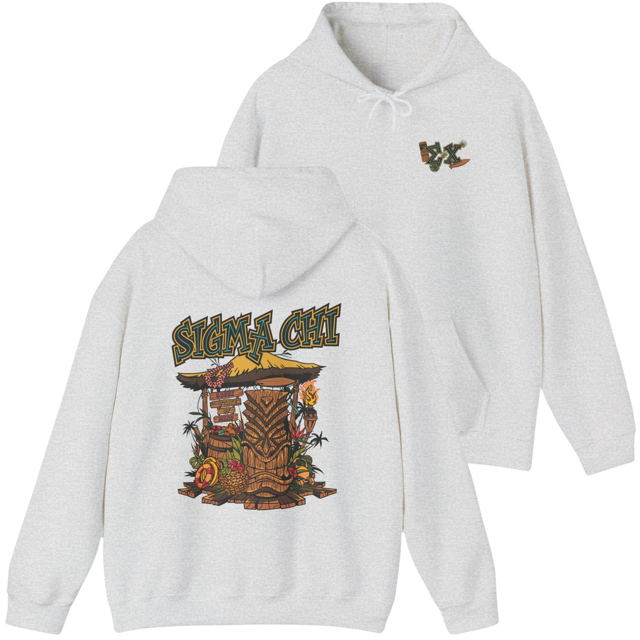 Sigma Chi Graphic Hoodie | Tiki Time