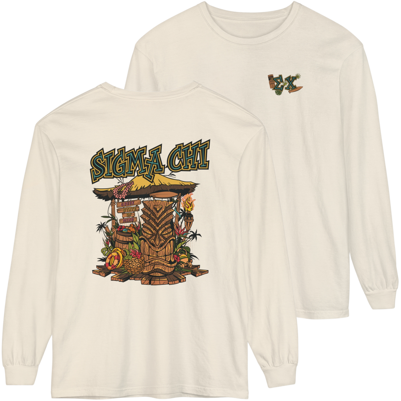 Sigma Chi Graphic Long Sleeve | Tiki Time