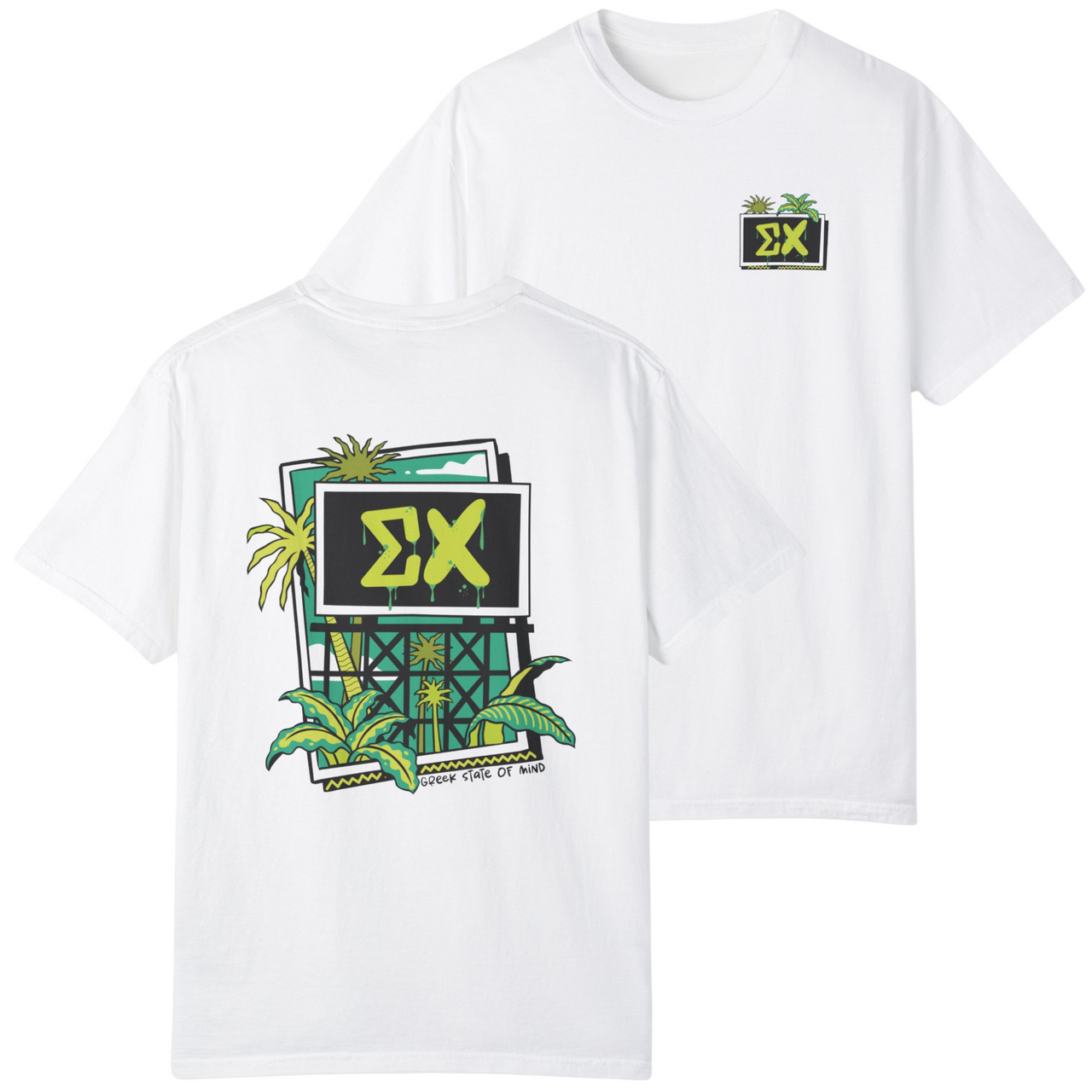 Sigma Chi Graphic T-Shirt | Tropical Billboard