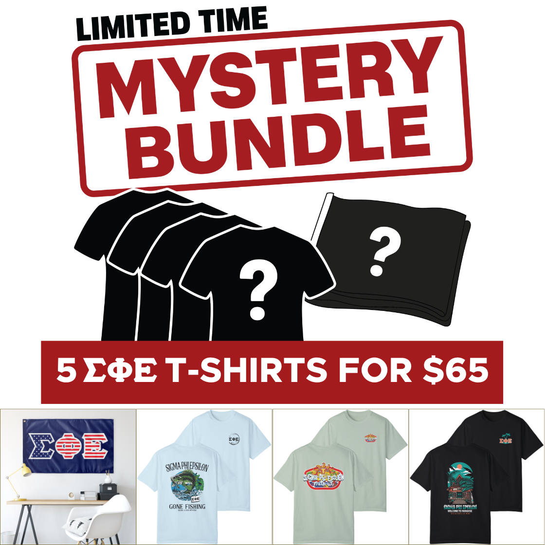 Sigma Phi Epsilon Mystery Bundle – 5 Surprise Items for $65